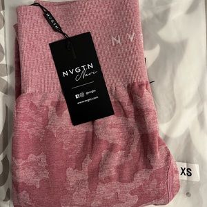 Pastel pink NVGTN camo seamless leggings. NEW WITH TAGS.
